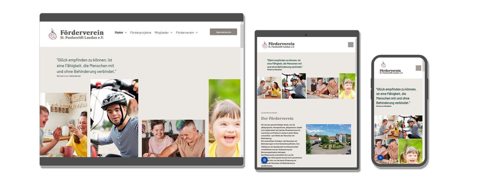 Website erstellt für Foerderverein Paulusstift Landau
