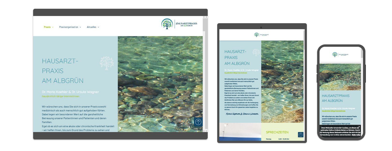 Homepage Hausarzt Praxis