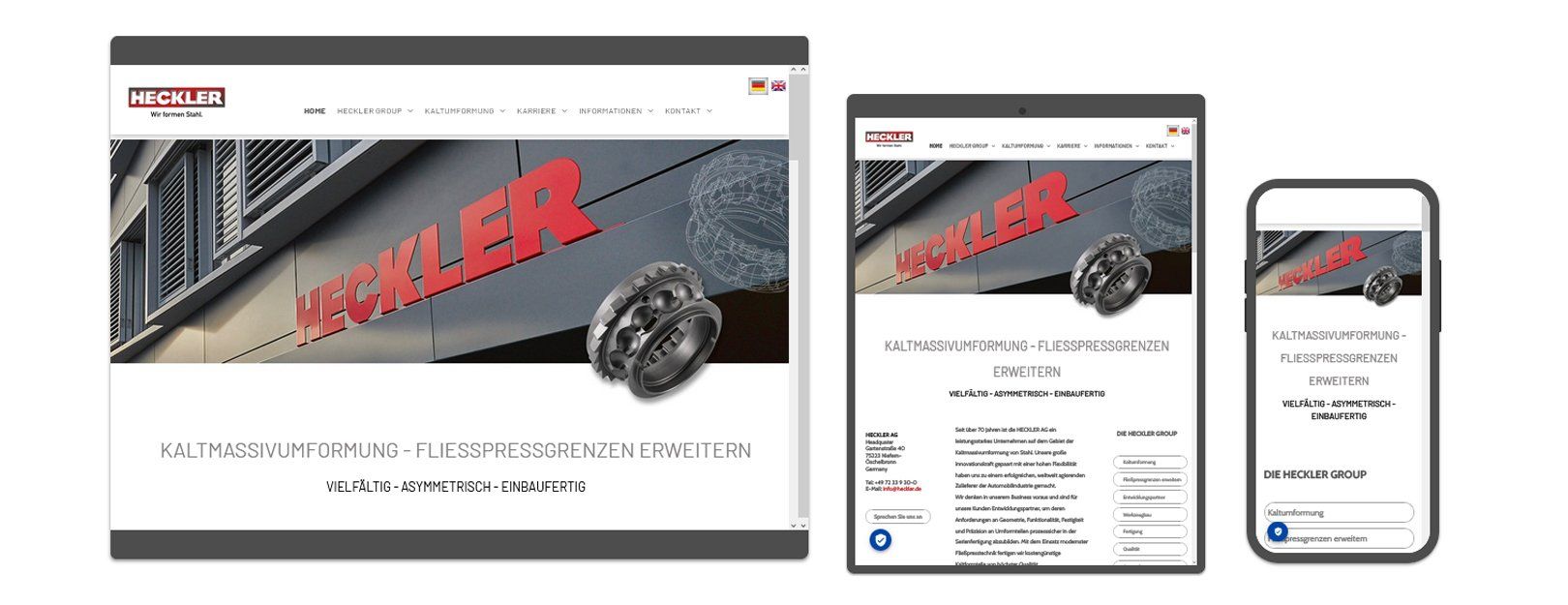 mehrsprachige Website Mittelstand