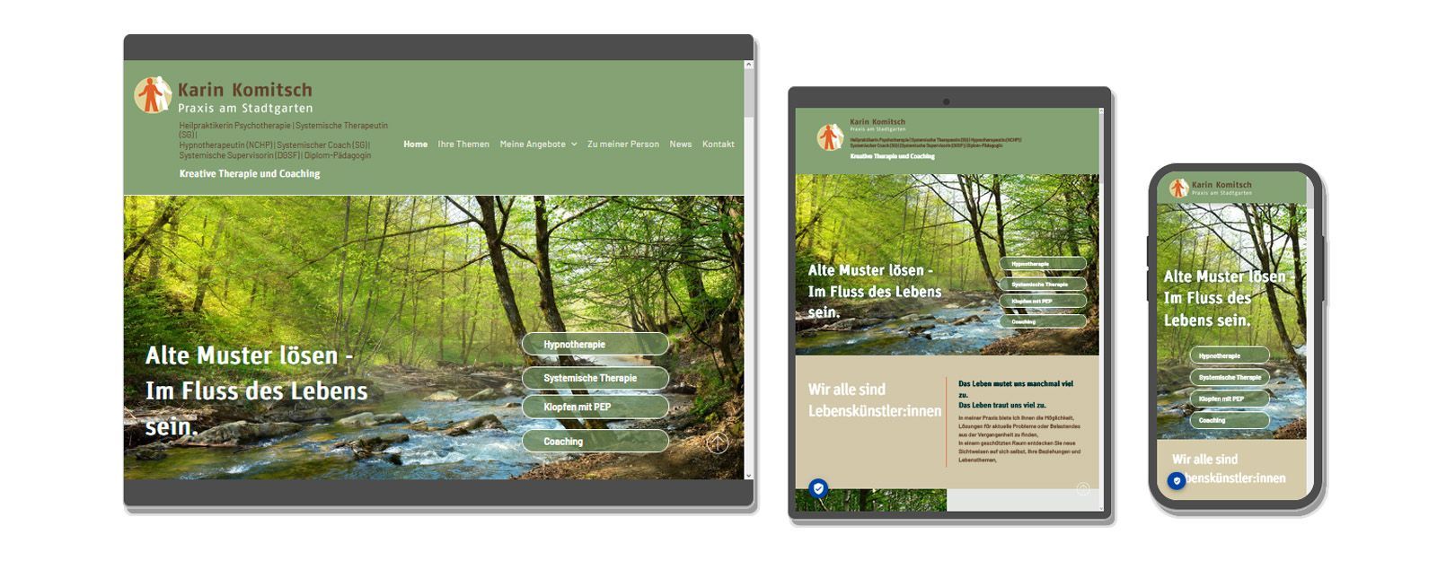 Website Referenz Praxis Karlsruhe