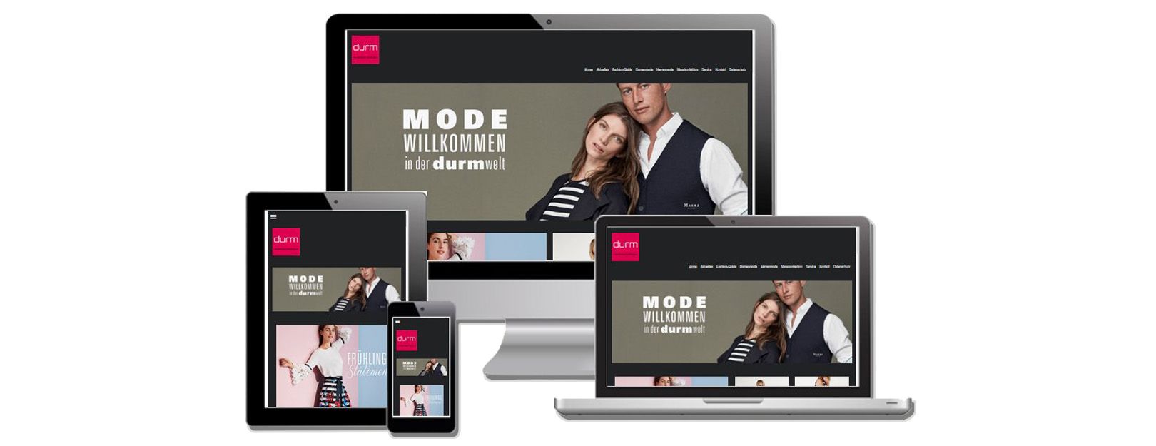 Modehaus aus Ettlingen Homepage erstellt für Einzelhandel