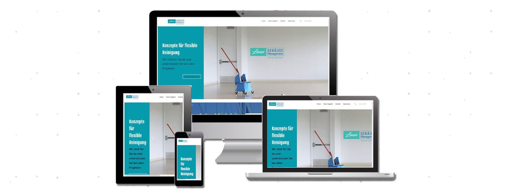 Internetseite Reinigungsfirma