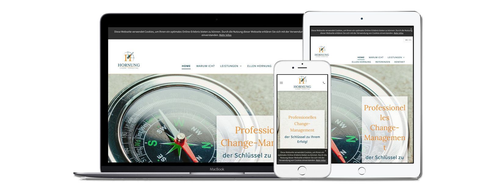 Homepage für kleine Unternehmen Website