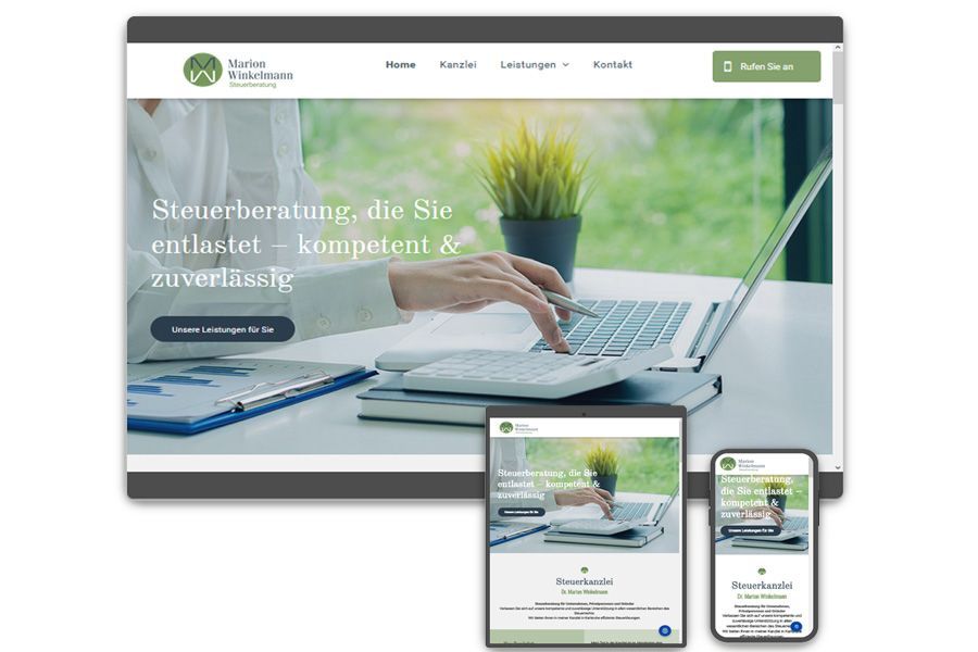 Onepager erstellen als Website Lösung