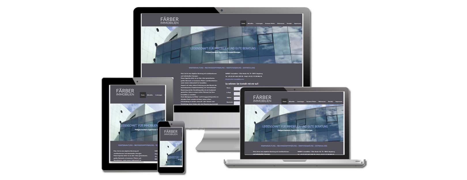 Immobilienmakler Website