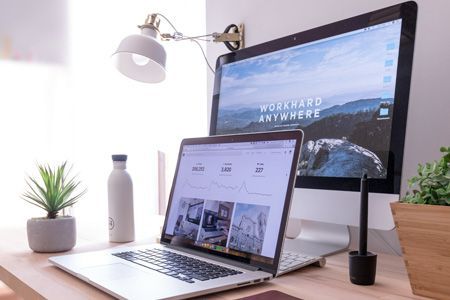 Website Design für moderne Homepage