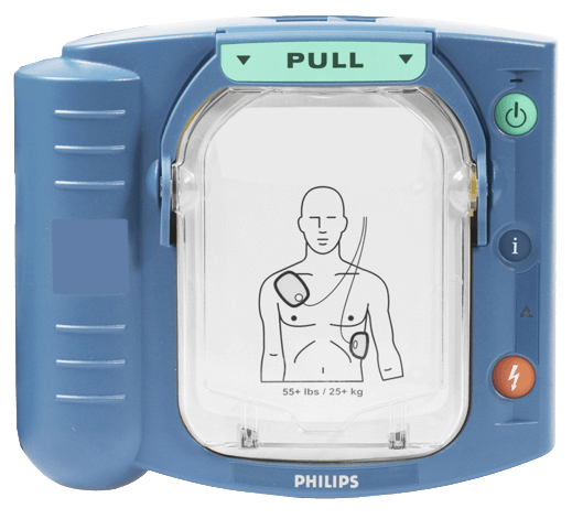 Desfibrilador Philips HS1 con guía de voz y funcionamiento sencillo, seguro y eficaz ante paros cardíacos