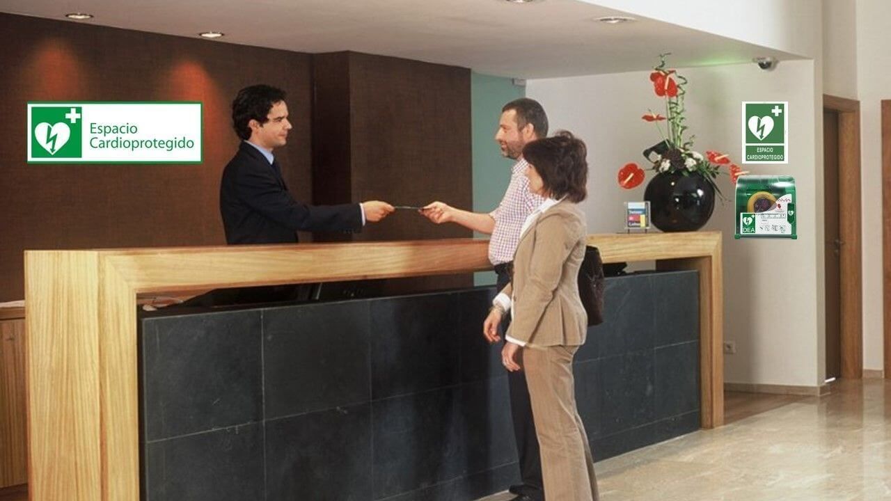 Desfibriladores para Hoteles