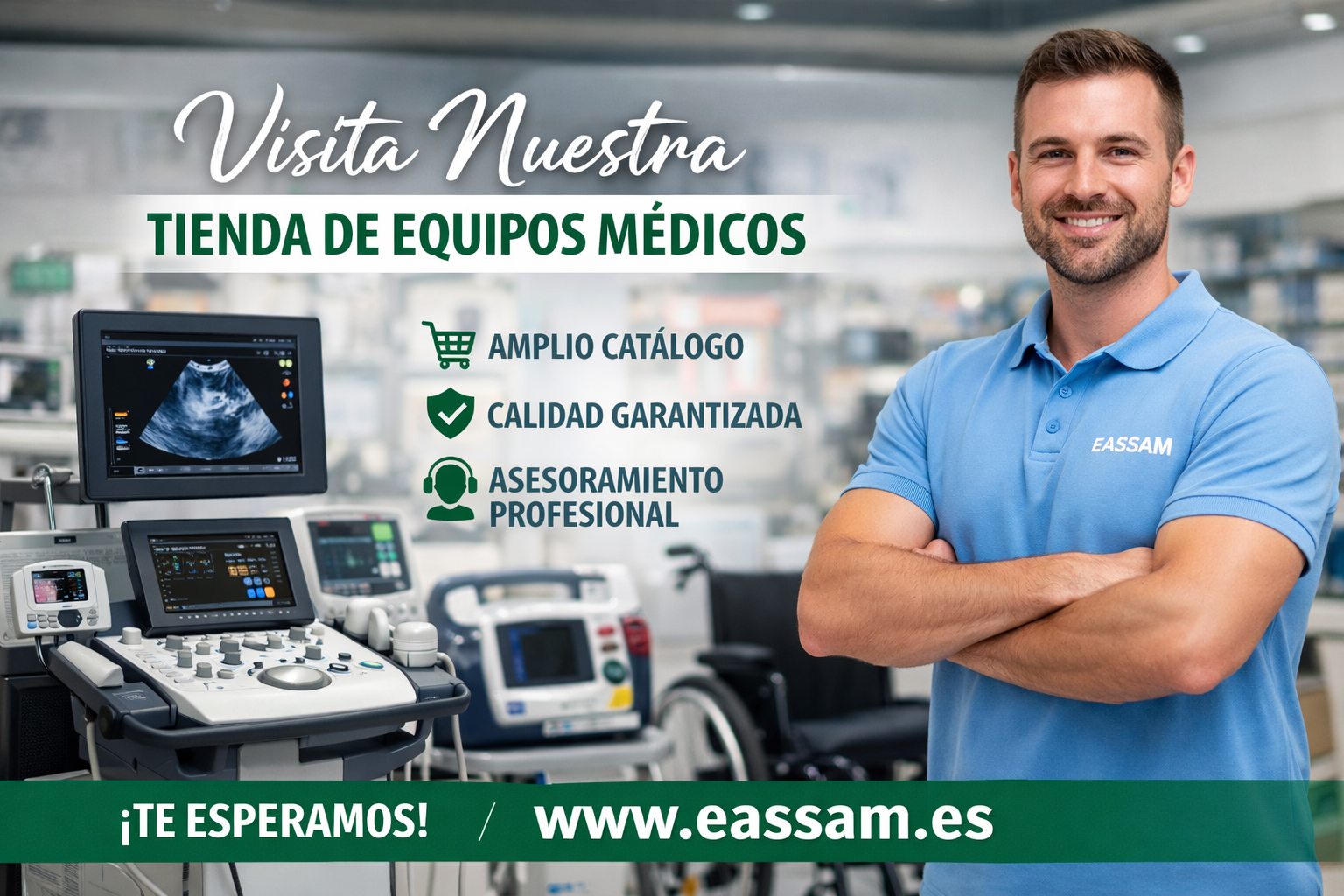 EN EASSAM SOMOS DIRTRIBUIDORES DE EQUIPACION MEDICA