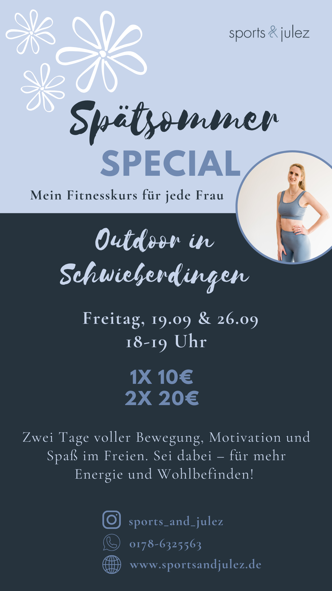 Spätsommer Special - Mein Fitnesskurs für jede Frau Outdoor