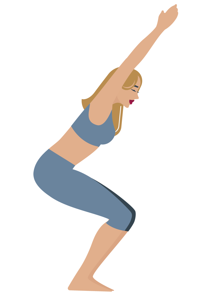 Auf dem Bild sieht man eine blonde Frau beim Sport machen. Präventionskurse für Frauen in Schwieberdingen