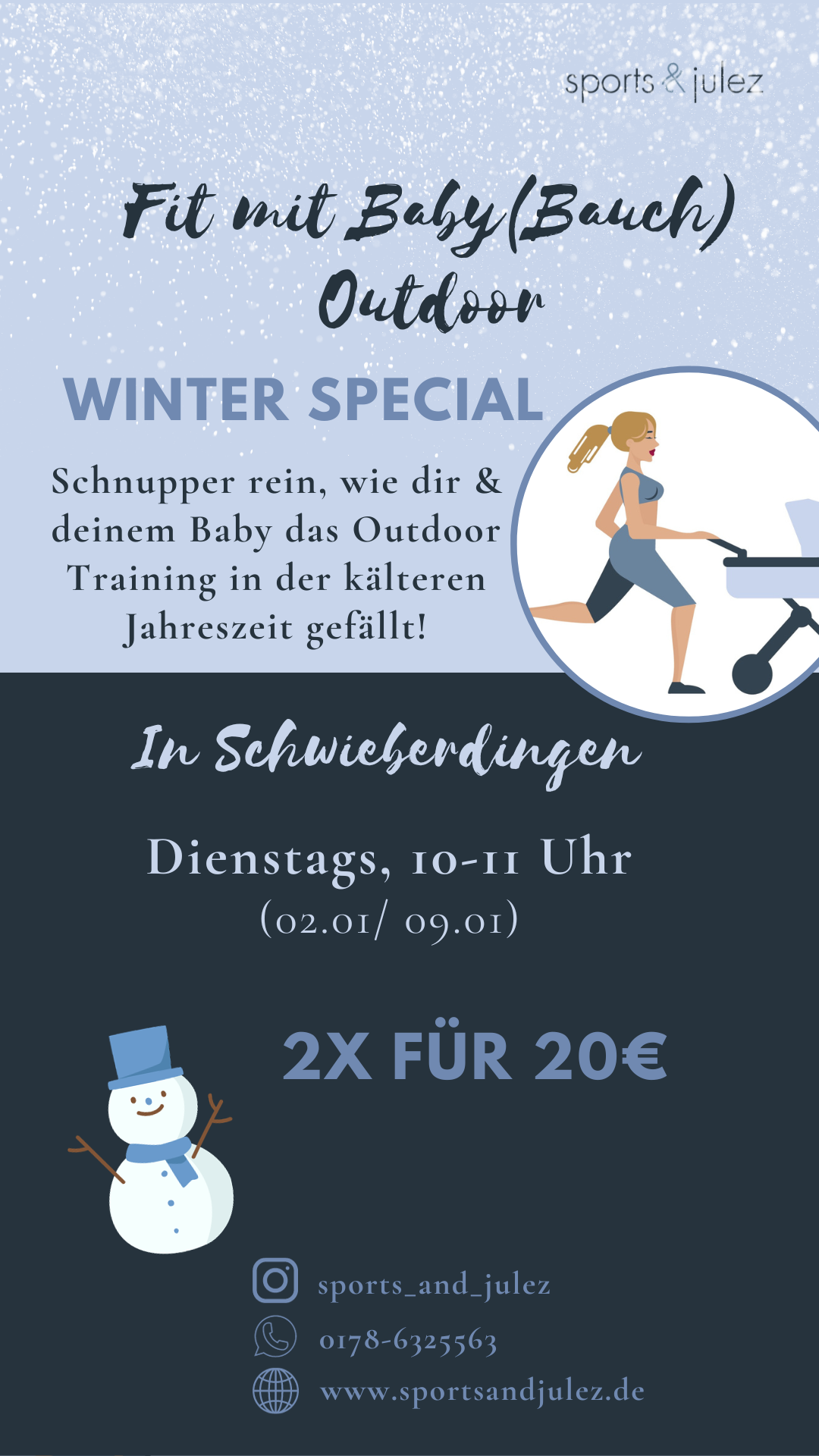 Winter Special - Fit mit Baby(Bauch) Outdoor