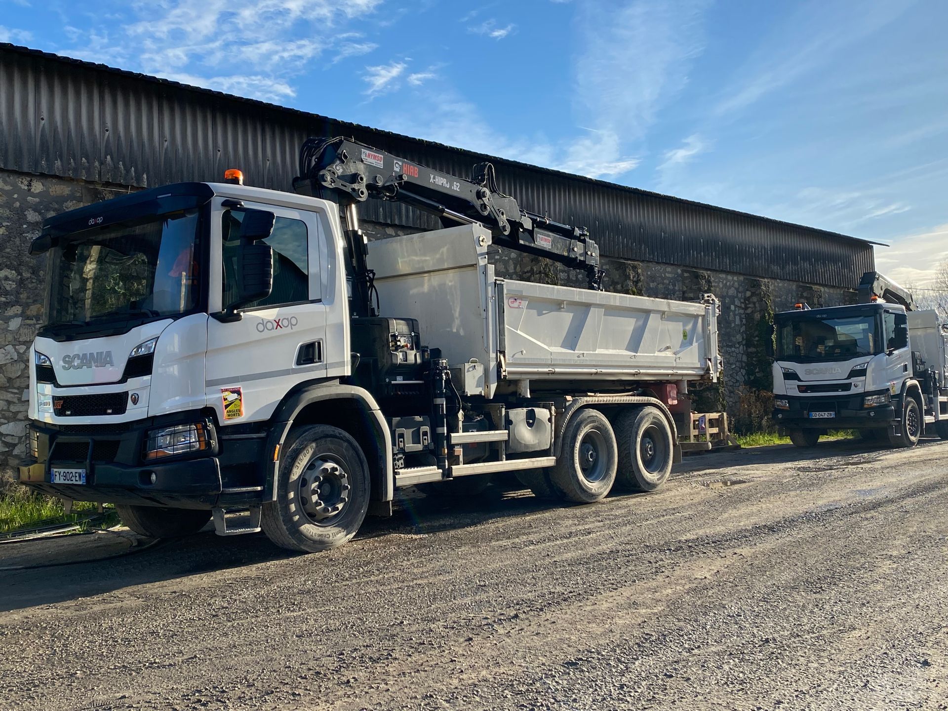 6x4 grue avec chauffeur