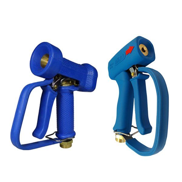 Trigger-protected heavy duty wash down spray guns  for washing down, rinsing and cleaning.