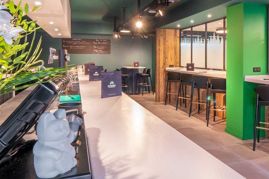 Faux plafonds restaurant