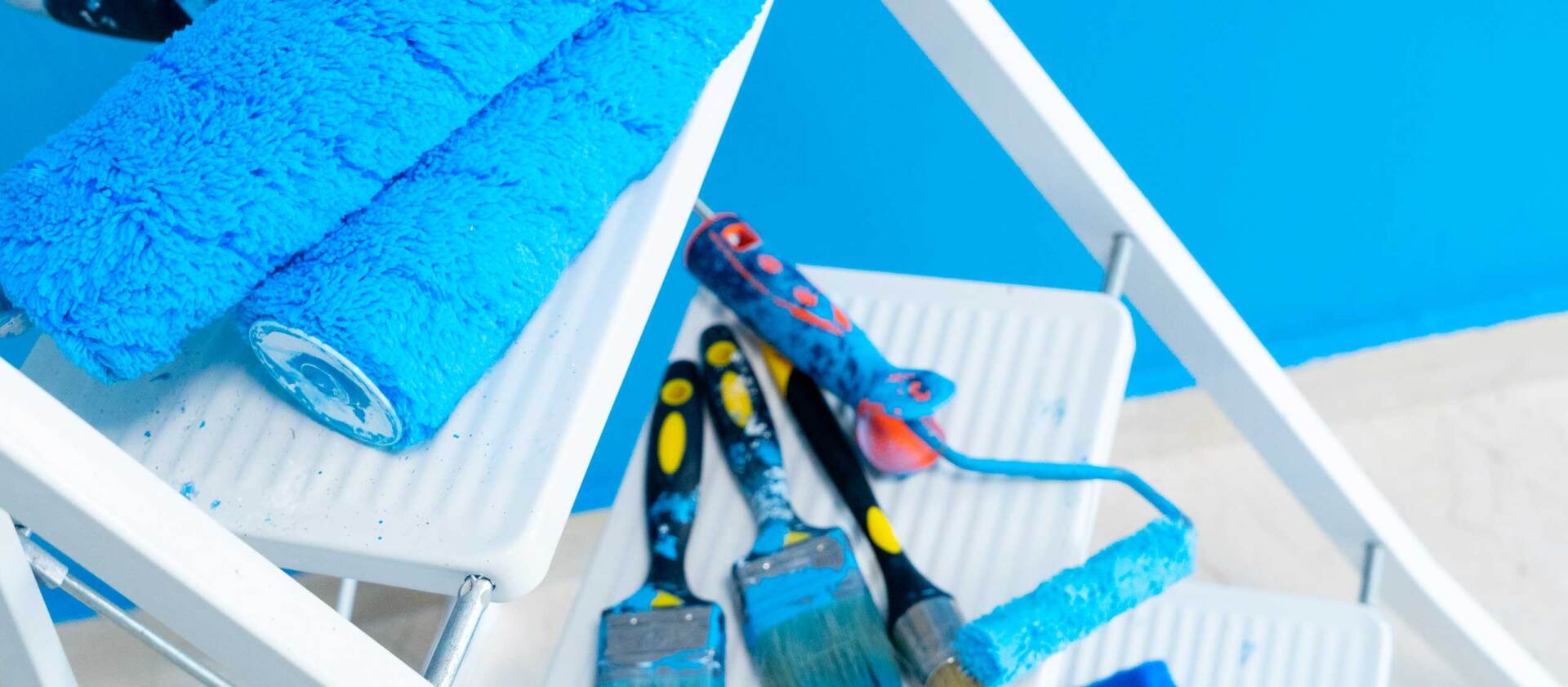 Peinture turquoise