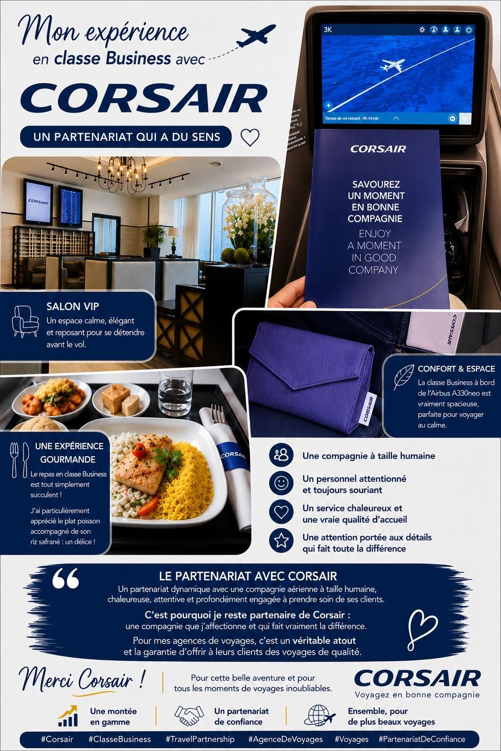 Expérience Business Class Corsair