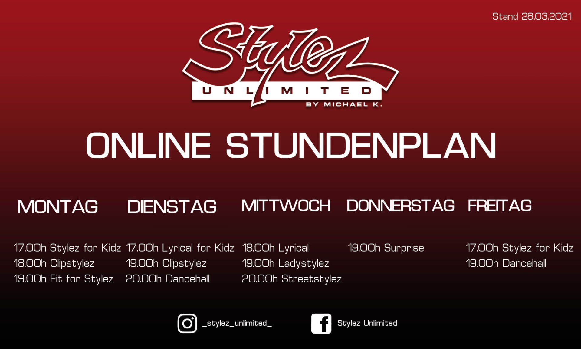 Bochum online stundenplan tanzschule tanzkurse ballett hip hop dancehall bochum training