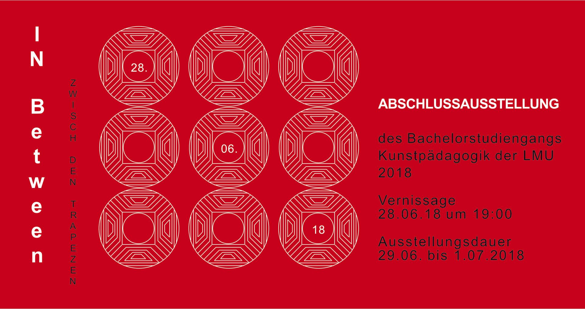 Inbetween Banner der Ausstellung Inbetween