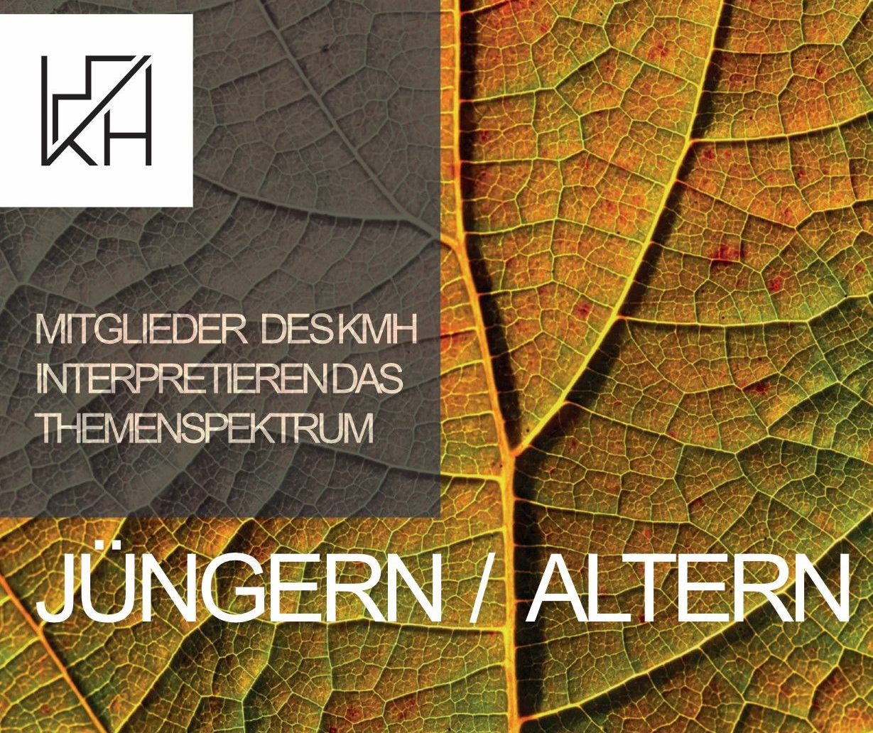 Tiefe Welten Flyer für die Ausstellung