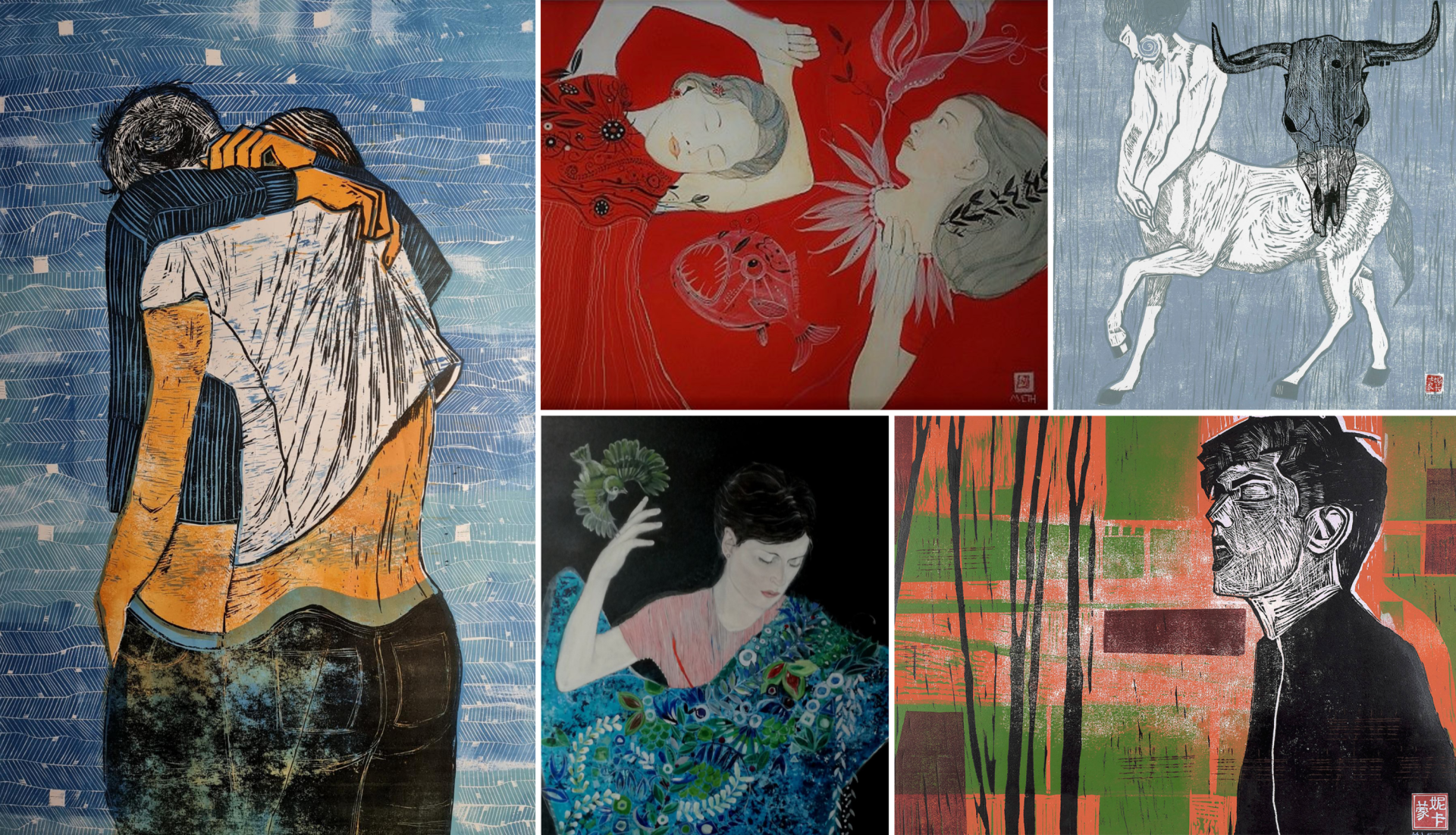 Monika Veth Verschiedene Kunstwerke von Monika Veth