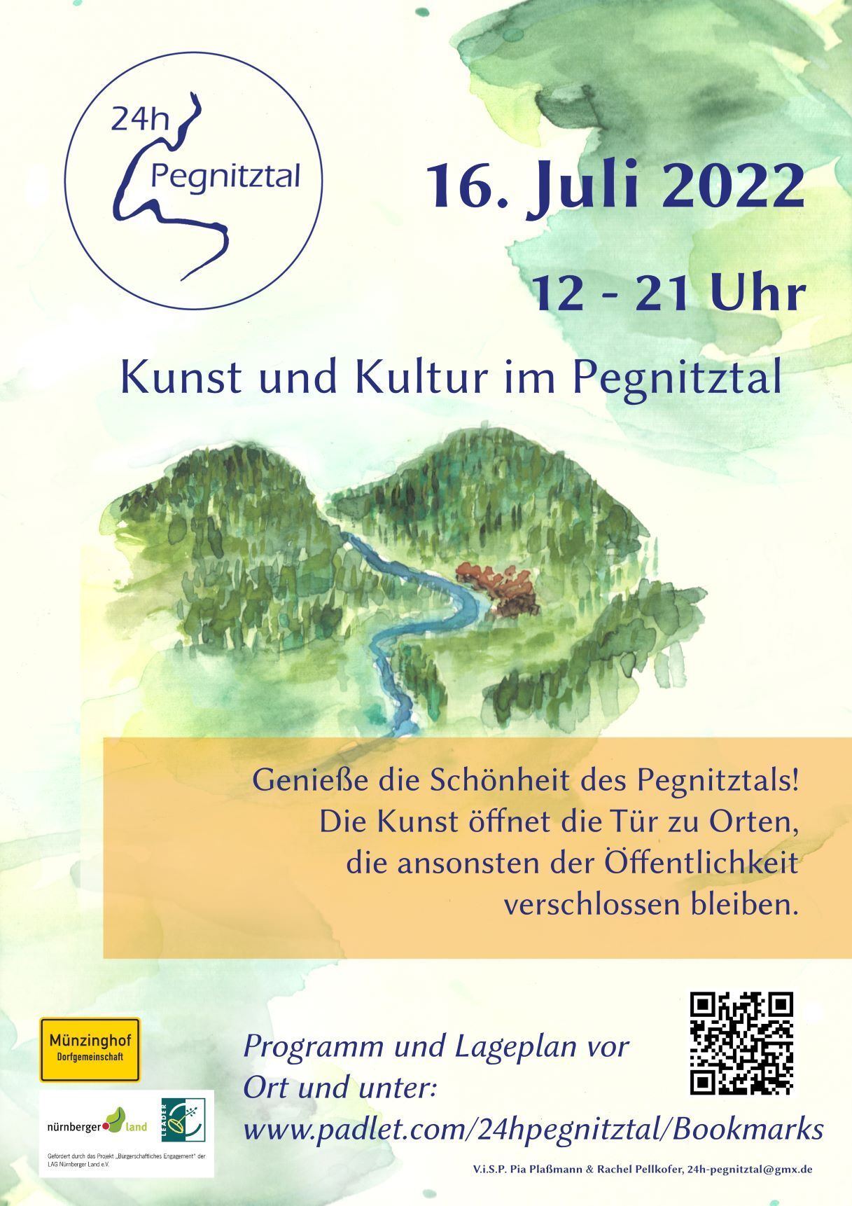 24h Pegnitztal Das Plakat zu der Veranstaltung 24h Pegnitztal