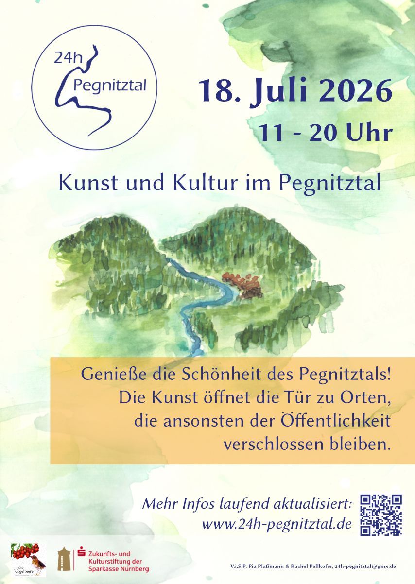 Tiefe Welten Flyer für die Ausstellung