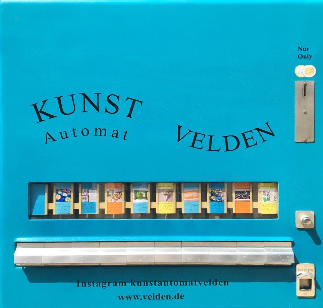 Foto des Kunstautomaten in Velden