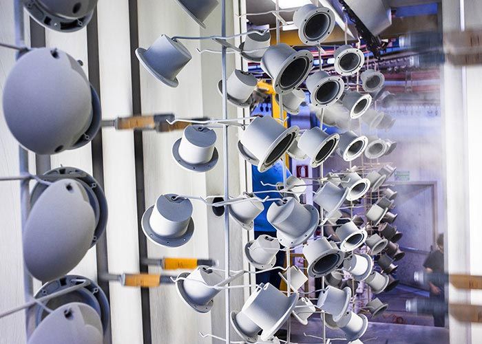 Alcuni particolari sono pronti per la verniciatura