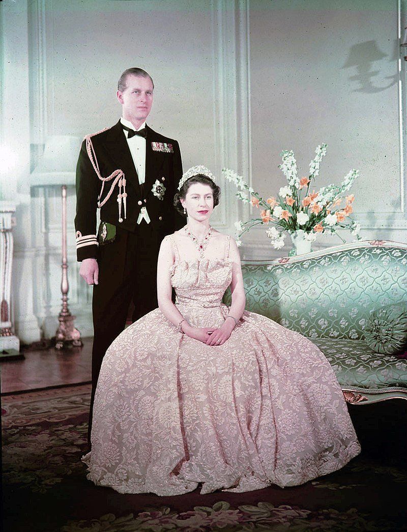 Prinzessin Elizabeth und der Herzog von Edinburgh drei Jahre nach ihrer Hochzeit