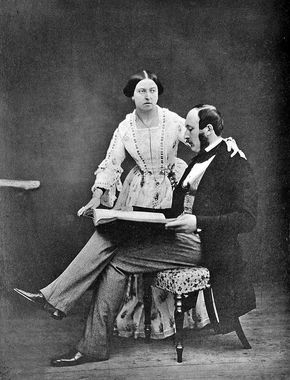 Königin Victoria und Prinz Albert 1854