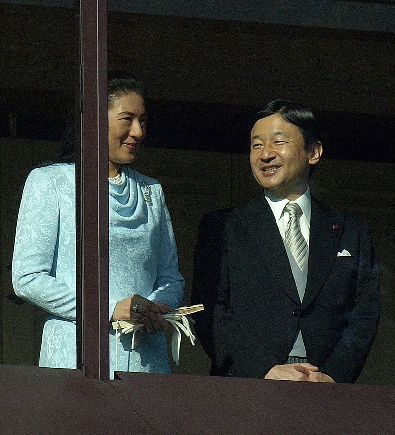 Kronprinz und zukünftiger Kaiser Naruhito mit Ehefrau Masako