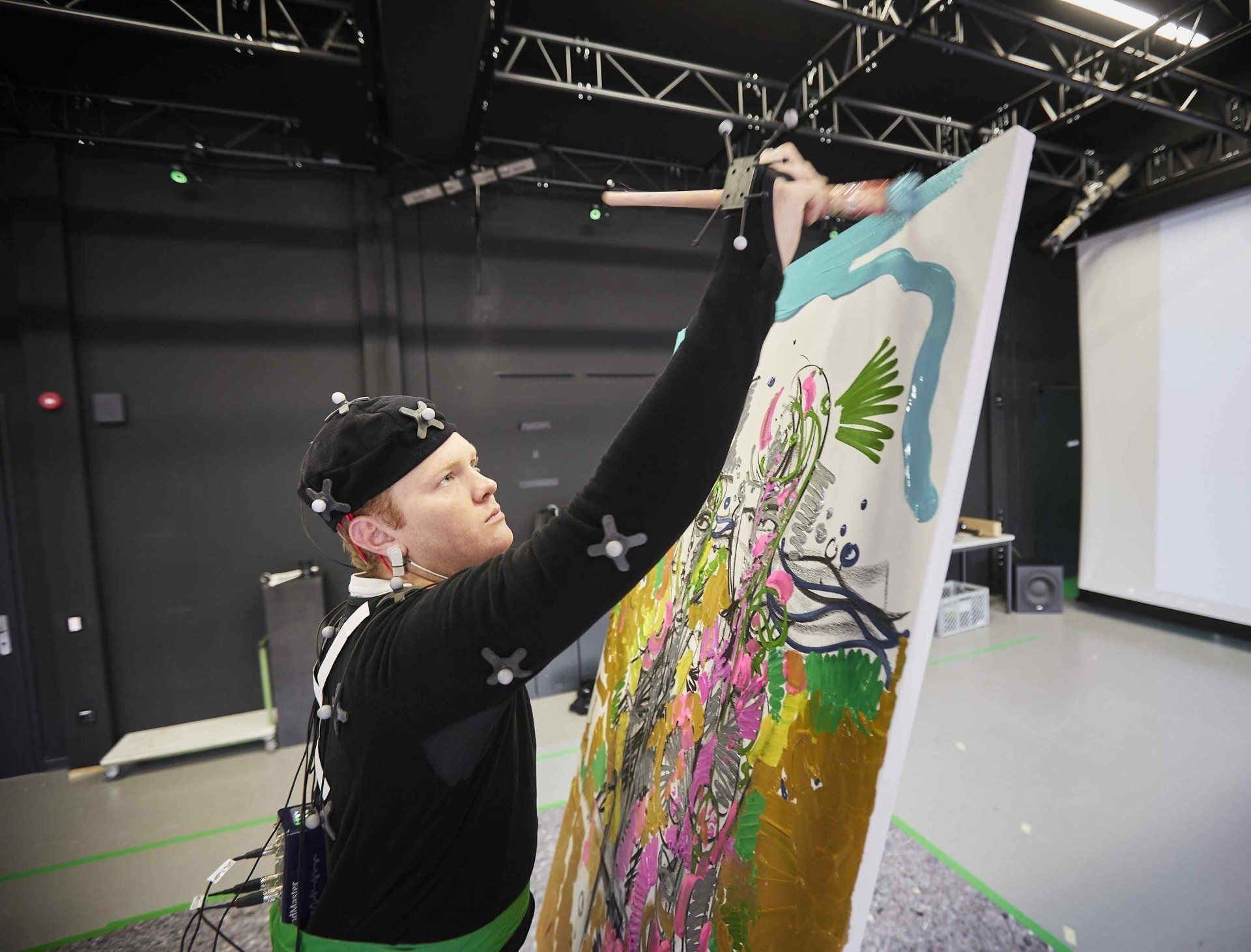 Leon Löwentraut during his project