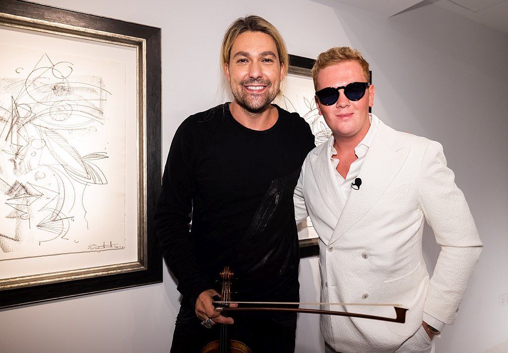 David Garrett and Leon Loewentraut in Madrid - ©Sebastian Drueen, Rights: Leon Loewentraut