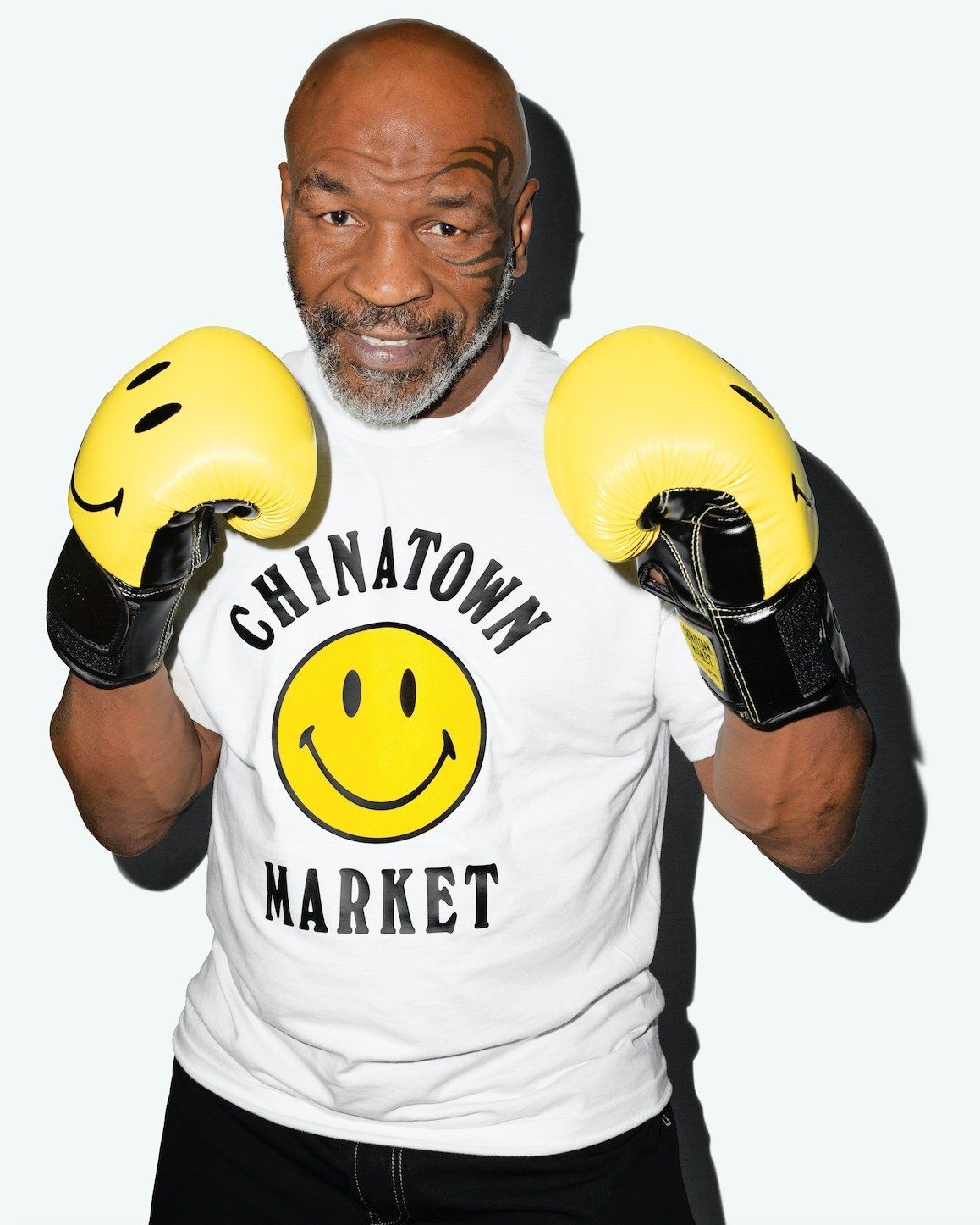 MA®KET x Smiley rug, 2018; Mike Tyson comes out fighting in a limited-edition collaboration with MA®KET x Mike Tyson x Smiley, 2020. Alethea Magazine