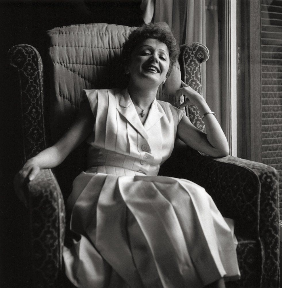 Edith Piaf Paris 1950  ©Marilyn Stafford