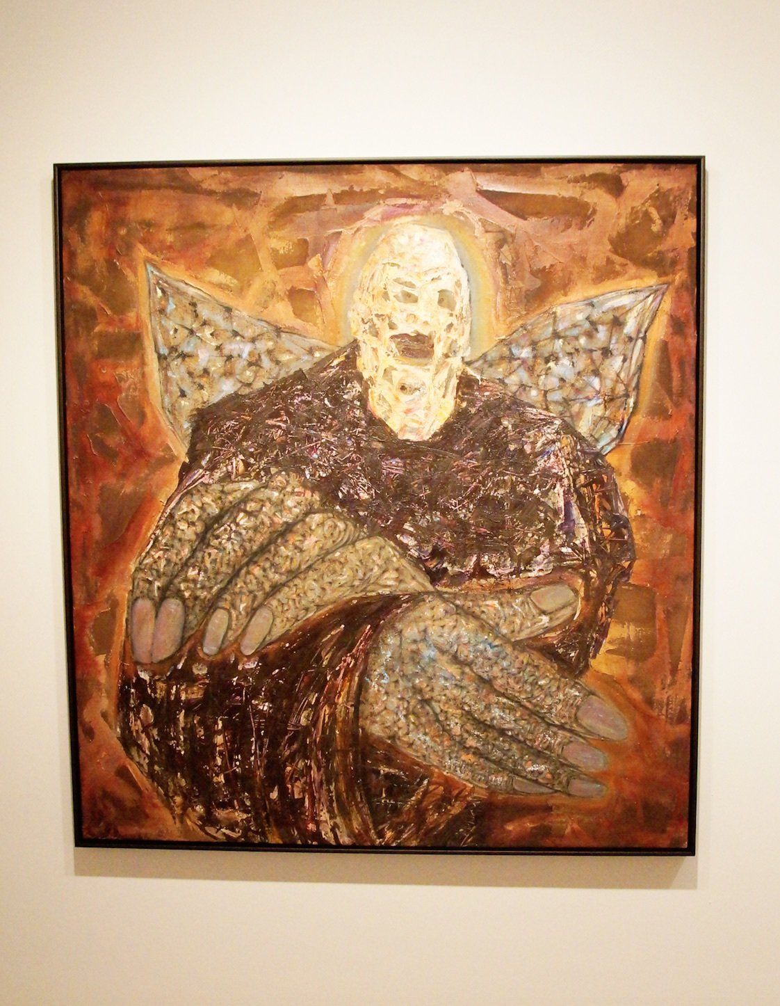 Edward Bekkerman - Guardian #3 - 1993 Acrylic, oil, charcoal on canvas - ©AM