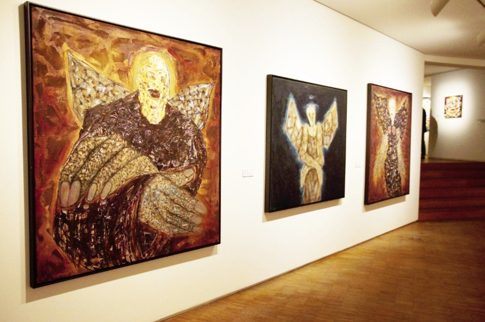 3 paintings from the Guardian series from Edward Bekkermann ©AM