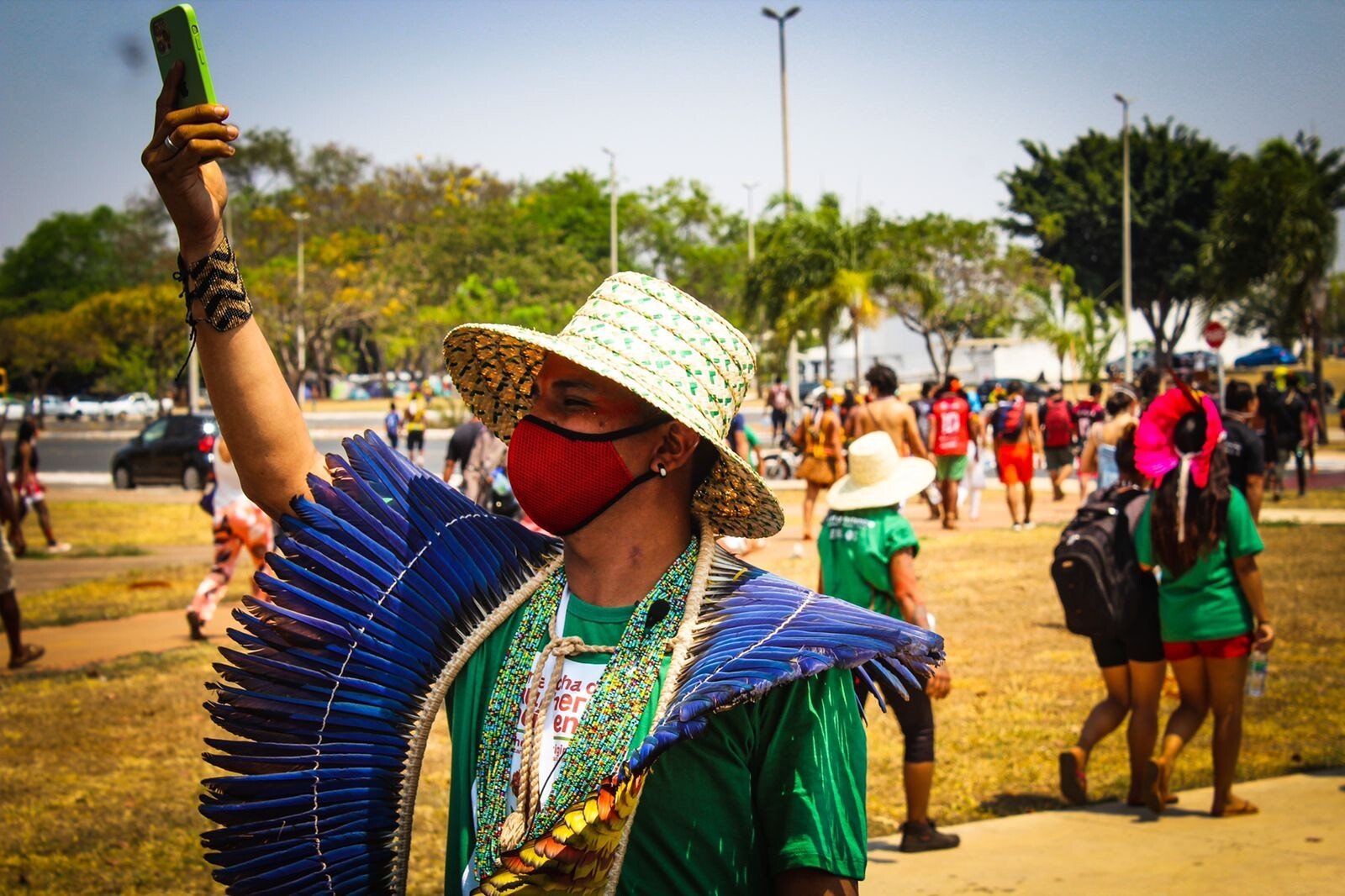 Erisvan Guajajara, coordinator and founder of the collective Mídia India - Alethea Magazine