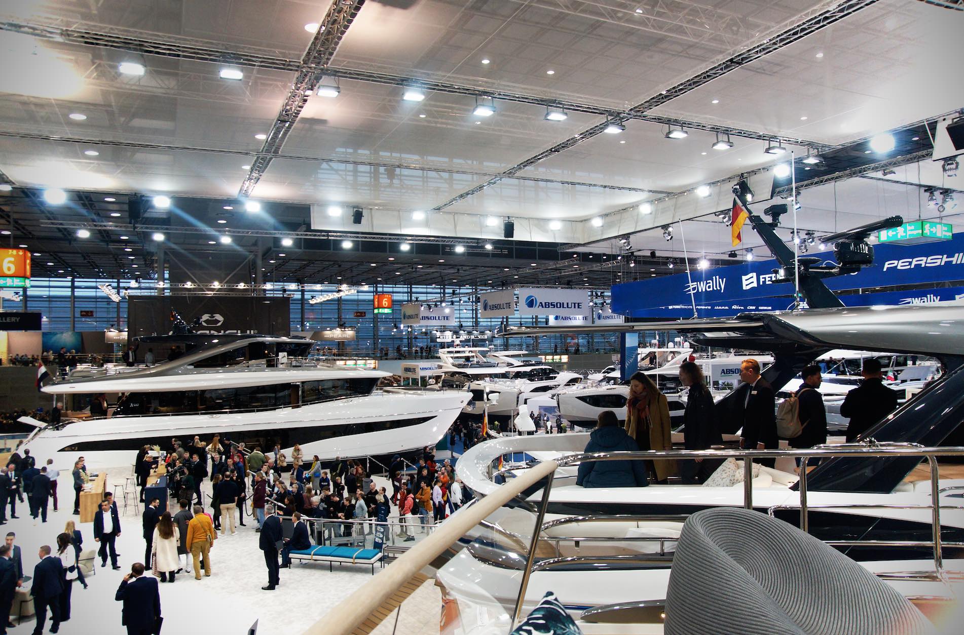 At the Princess Yachts stand on Boot, Düsseldorf, 22 January 2023 ©Rose Fedi