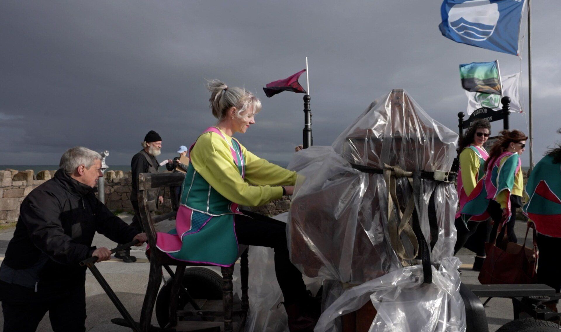 SALWT Galway Swim Procession. Film still by Ingrid Machado ©Vanessa Daws Alethea Magazine