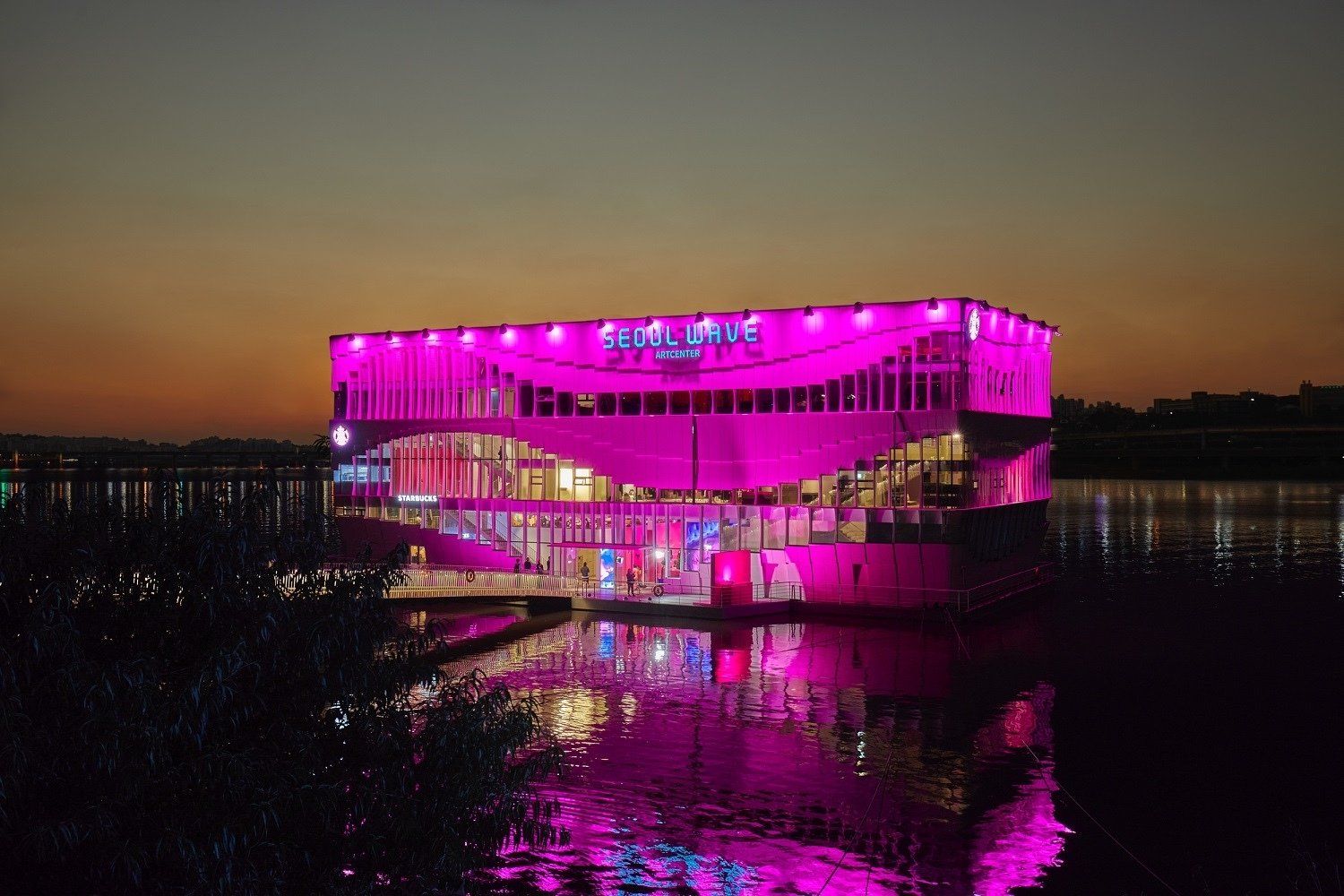 Valentino Pink PP in Seoul Wave Center Courtesy of Valentino Alethea Magazine