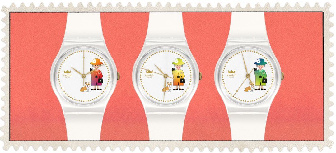 HOW MAJESTIC by Swatch - a tribute to the QUEEN on the occasion of the Platinum Jubilee ©Swatch in Amour Fou & Art Magazine