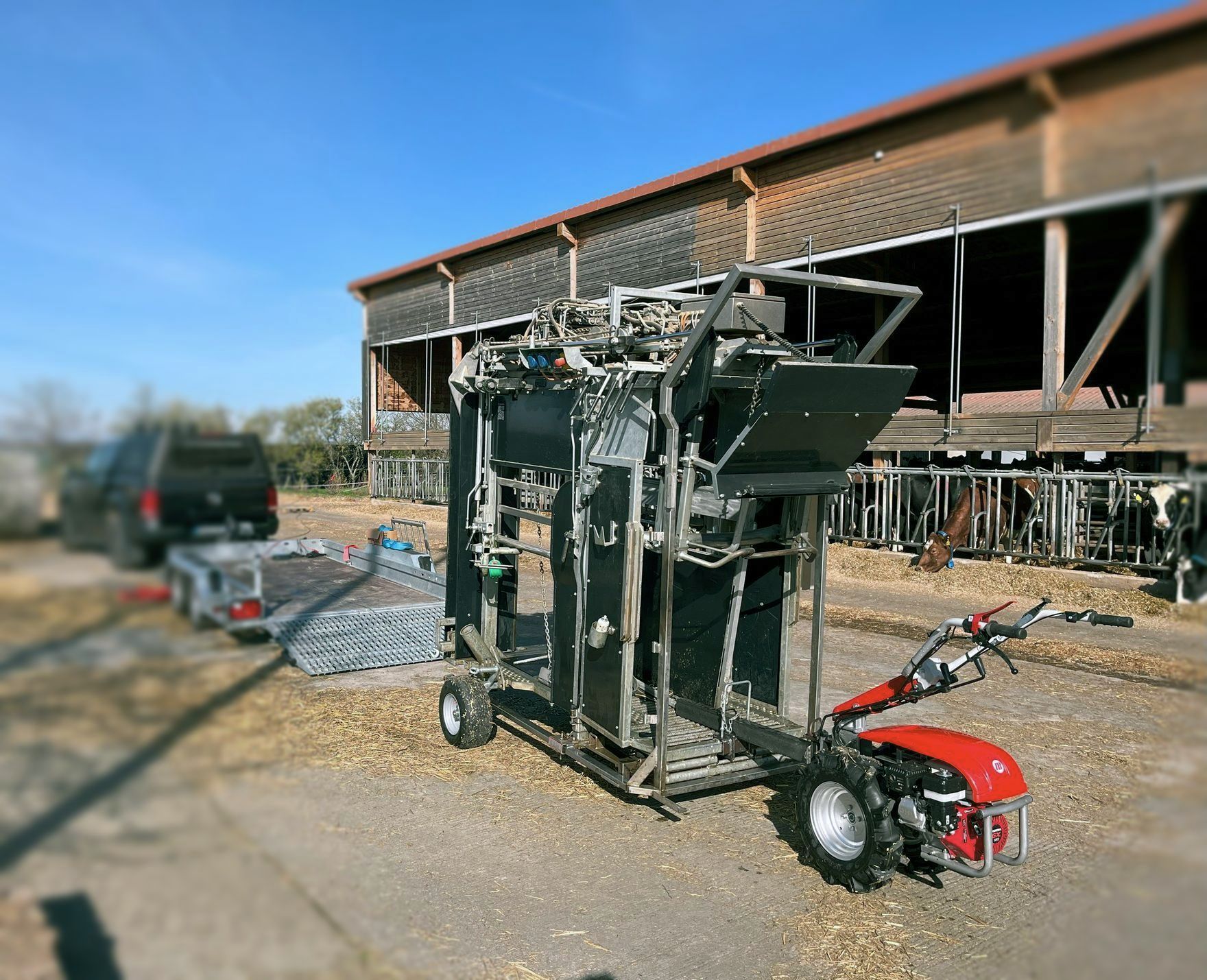 Hydraulicher Klauenpflegestand Defi Woldegk GmbH