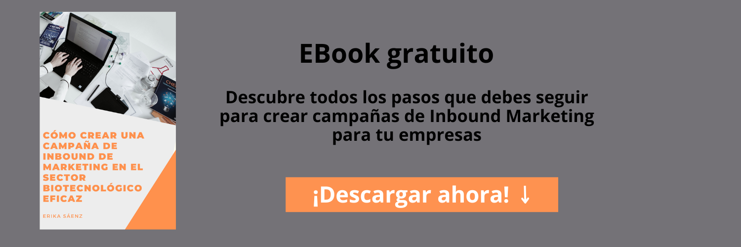 Ebook sobre campañas de inbound marketing para el sector biotecnológico