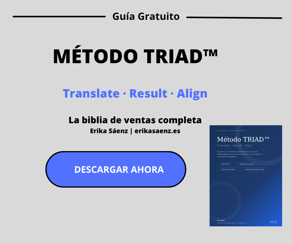 Guía TRIAD™ gratis | Marketing para empresas biotech