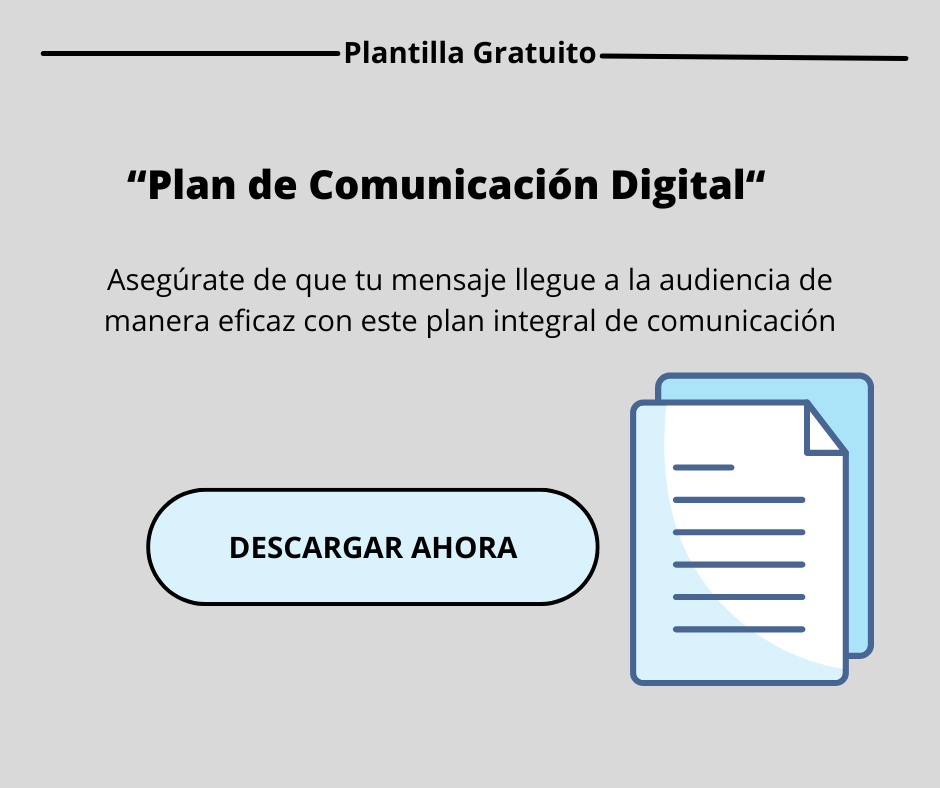 Plantilla para crear un plan de comunicación digital para empresas del sector biotecnológico