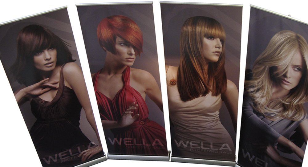 Portable pull up banners