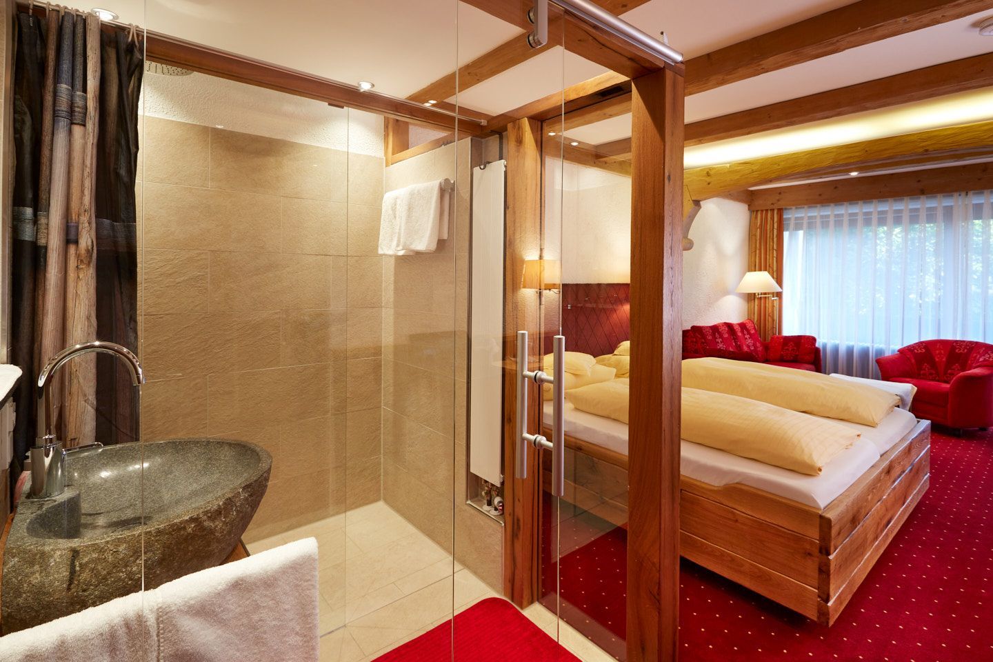 Tageslichtbad im Doppelzimmer