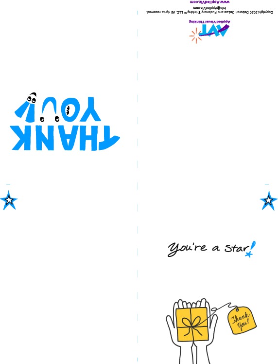 AVT Thank You Card Template